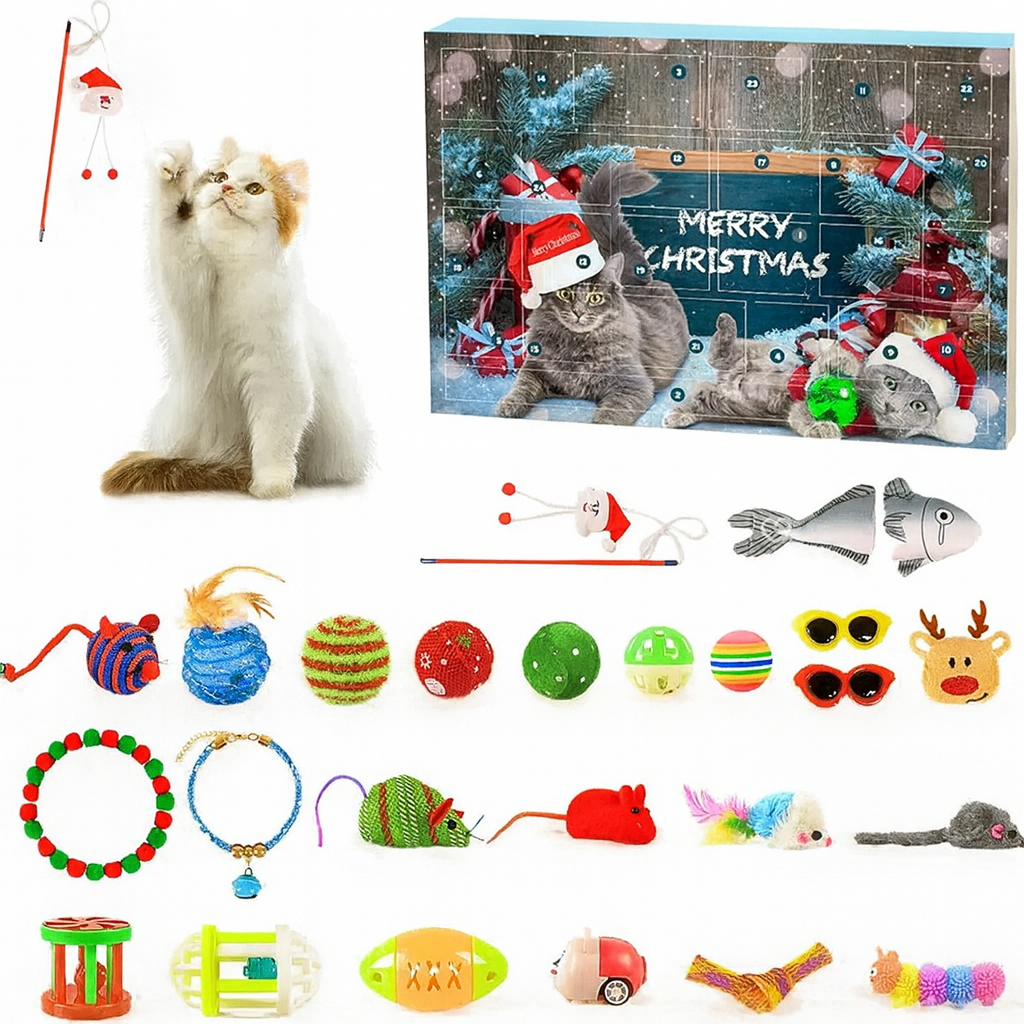 Purriq Cat Toy Advent Calendar – 24 Days of Surprises