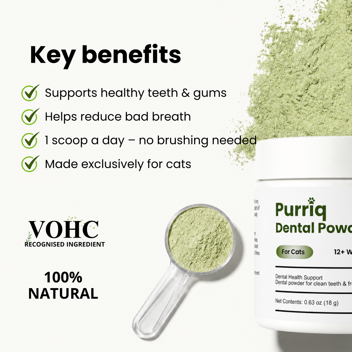 Purriq Natural Dental Powder