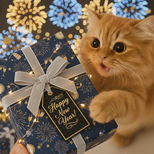 Yes, wrap it as a gift for my cat!